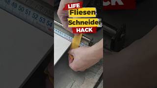 Fliesenschneider Life Hack  Einfach Genial [upl. by Edda]