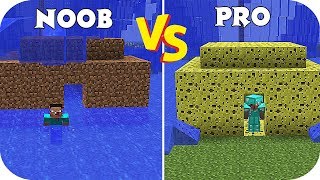 NOOB VS PRO LOS TSUNAMIS EN MINECRAFT PARTE 1 [upl. by Hagep]