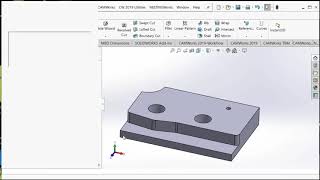 CAMWorks  Creating tool path manually [upl. by Aileme998]