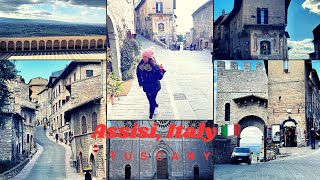 Assisi Italy 🇮🇹 Tuscany Roadtrip [upl. by Letti]