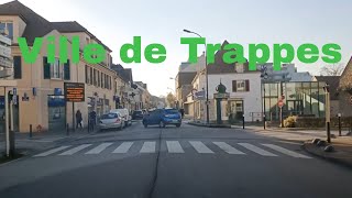 Ville de trappes 4K Driving French region [upl. by Hsekin]