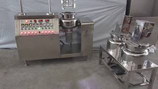 10L vacuum homogenizer mixer for cosmetic emulsion gel with high viscosity lab use [upl. by Alcinia]