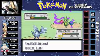 Pokemon Light Platinum Lets Play Pt 15 National Park Dardusk CityGym Leader Thomas [upl. by Amargo]