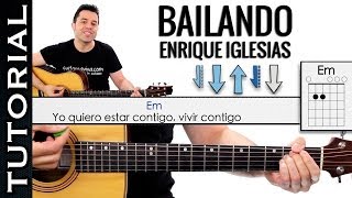 Como tocar BAILANDO en Guitarra Acústica FACIL tutorial GUITAR guitarraviva [upl. by Styles]