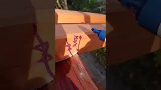 Wofür ist die Kerve im Sparren diy woodworking wood [upl. by Gilroy]