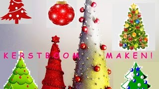 DIY KERSTBOOM ZELF MAKEN [upl. by Ennayrb]