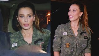 Salman Khans LADYLOVE Iulia Vantur Spotted At Restaurant In Juhu [upl. by Nilknarf]