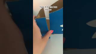 Make a shoebox organiser clean shoebox organiser [upl. by Goode200]