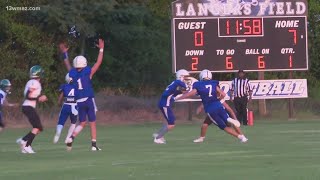 CFCA knocks off Rock Springs in week 1 victory [upl. by Eibrad]