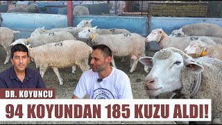 İlk Doğumda 94 Toklu Koyundan 185 Kuzu Aldı Fransızlar Bile İnanamadı  Dr Koyuncu [upl. by Werdn]