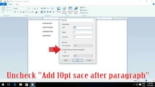 How to Reduce the Space Between Lines in Wordpad on Windows 10  2019 [upl. by Aneej]