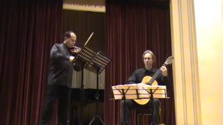 Duo Concertante op85  IAllegro maestoso  MGiuliani [upl. by Oiredised5]