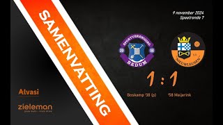 Samenvatting SV Bedum 1  SV Nieuwleusen 1 [upl. by Joshua]