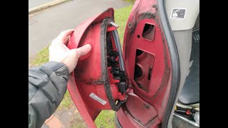 Citroen Xsara Picasso rear tail light bulb replacement [upl. by Nerraj]