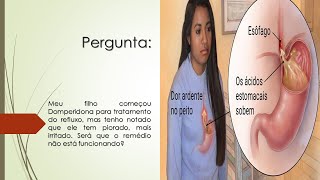 Meu filho começou Domperidona para tratamento do Refluxo  Mas tem piorado  O que pode ser [upl. by Renrag]