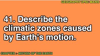 241 Climatic Zones Created by Earths Motion  Describing Global Climate Patterns [upl. by Zachariah840]