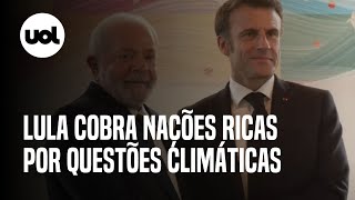 No G7 Lula cobra responsabilidade de países ricos na questão climática [upl. by Elyac]