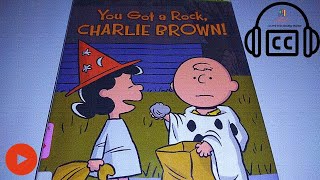 🪨 You Got a Rock CHARLIE BROWN 🎃 A Charles M Schulz Storybook with English CC EMOJIS 👻🍬🍭 [upl. by Ilamad842]