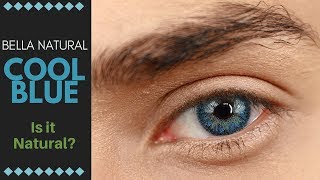 Bella Natural  Cool Blue Contact Lenses Review  Are they a Natural Blue Contact lens [upl. by Alleuol]