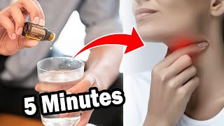 Get Rid of Sore Throat in 5 Minutes With This Simple Trick [upl. by Aruasor]