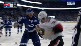 Mark Borowiecki vs Braydon Coburn Feb 27 2017 [upl. by Oriaj177]