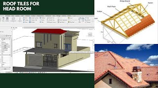 New Villa Project In Revit Part 05 how to create Parapet WALLS in roof  Headroom  Roof In Revit [upl. by Ardnwahs762]