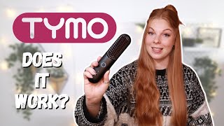 TYMO Porta Hair Straightener Brush Review  First Impressions amp Results [upl. by Ecyned]