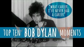 BOB DYLAN Top 10 Moments from Interviews [upl. by Elisha91]