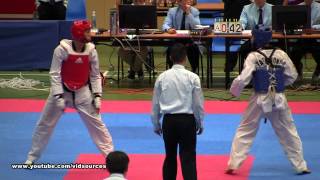 Hong Kong Open Black Belt TaeKwondo Competition 2013  Footage  1 A42 [upl. by Airitac]