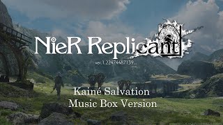 Kainé Salvation  NieR Replicant  Gestalt  Music Box 1 Hour Loop [upl. by Leahcimal]