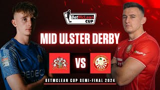 Glenavon v Portadown  BetMcLean Cup Semi Final  LIVE [upl. by Sclar876]