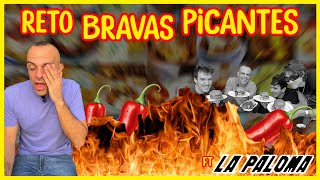 RETO de patatas BRAVAS PICANTES 🌶️ EXTREMO 🧨 con LA PALOMA [upl. by Sacram700]