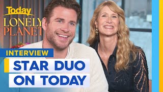 Liam Hemsworth and Laura Dern catch up with Today  Today Show Australia [upl. by Nnailuj]