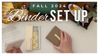 Budget Binder Set Up for Fall 2024  NEW Dashboards Bookmarks A7 Envelopes amp Debit Tracker [upl. by Eca554]