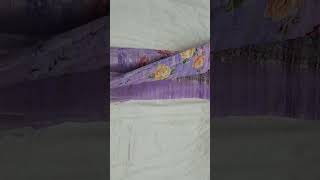 Floral print fancy sarees  Price 1800saree indianclothing pattu sarees muggam [upl. by Suter]