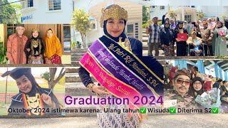 Vlog Wisuda 2024 Oktober yang istimewa❗️  Raden Putri RHM [upl. by Gans138]