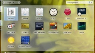 Как Добавлять Гаджеты в Windows 7 [upl. by Joo840]