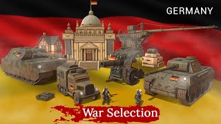 War Selection  Germany vs Eastern Europe  Big Berthas and Flamethrowers [upl. by Ativla405]