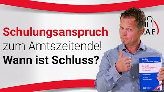 Schulungsanspruch auch noch am Ende der Amtszeit  Betriebsrat Video [upl. by Llig]