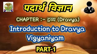 Dravya vigyaniyam l द्रव्य विज्ञानीयम l BAMS first year lecture l PADARTH VIGYAN l PART1 [upl. by Dimo123]