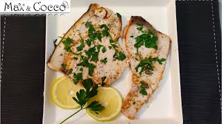 PESCE SPADA AL LIMONE E CAPPERI  Ricetta Facile e Veloce alla Piastra in Padella alla Griglia [upl. by Rihsab402]