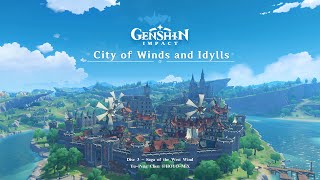 City of Winds and Idylls  Disc 3 Saga of the West Wind｜Genshin Impact [upl. by Noirad842]