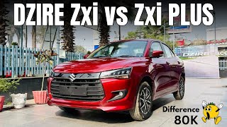 Dzire Zxi vs Zxi Plus  New Gen Dzire zxi vs zxi plus [upl. by Hasan296]