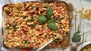 Baked Feta Pasta  Easy Recipe  Asmr [upl. by Sad]