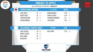 CGCL  Taper Prem League Div 1  Grand Final  Mudgeeraba Nerang v Helensvale Pacific Pines  Day 1 [upl. by Mahalia794]