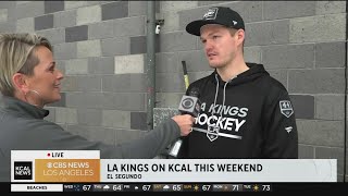 LA Kings prepare for their first home game at Cryptocom Arena [upl. by Sirtaeb28]