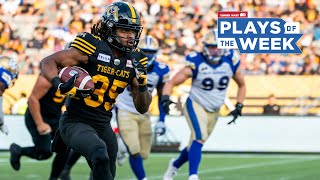 CFL Plays of the Week  Week 15 2023 [upl. by Adnavoj405]