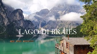 LAGO DI BRAIES PRAGSER WILDSEE  DOLOMITES ITALY [upl. by Buiron893]