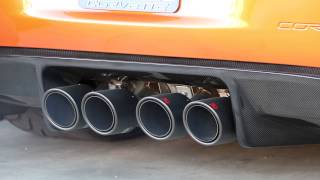 C6 Z06 Akrapovic Exhaust [upl. by Eytteb]