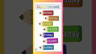 days of the week song  sunday monday song staylittlechannel nurseryrhymes [upl. by Nimaynib]